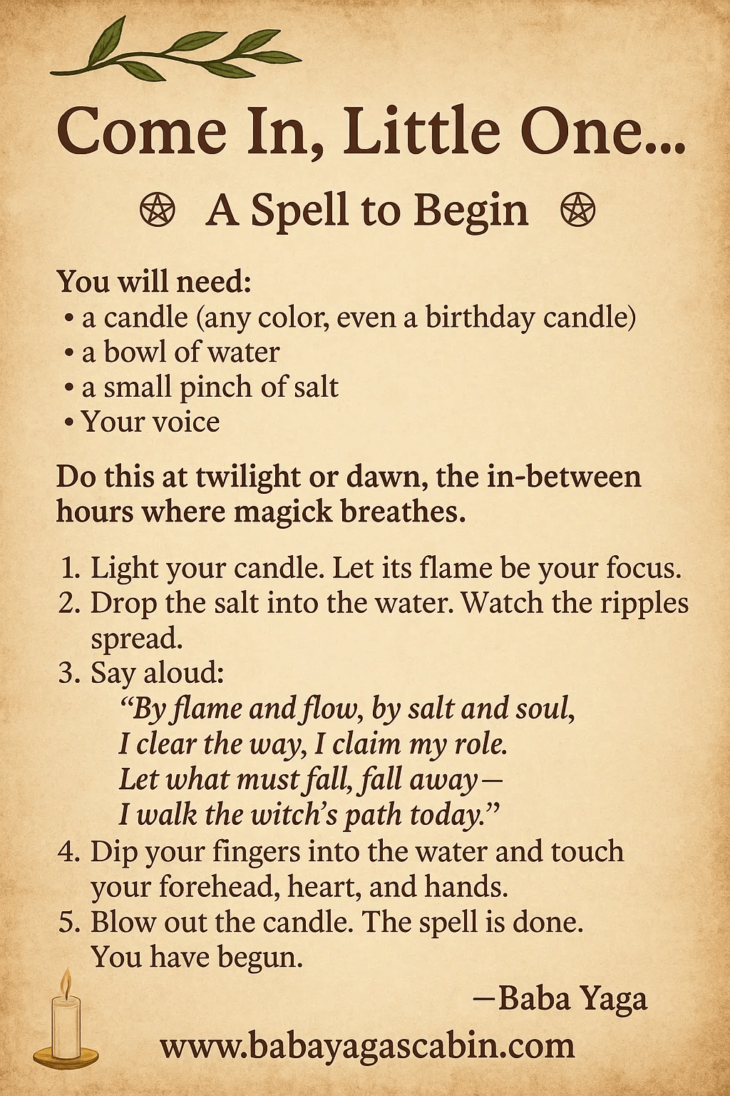 🔮 A Spell to Begin Your Path to&nbsp;Knowing